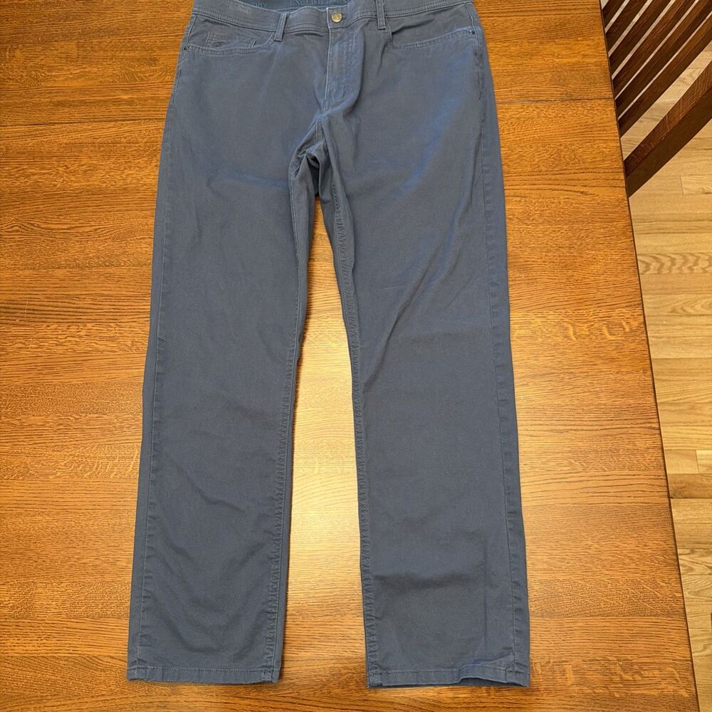English Laundry Blue Men's 5-Pocket Pant Straight Fit Stretch Fabric Flex 34x30